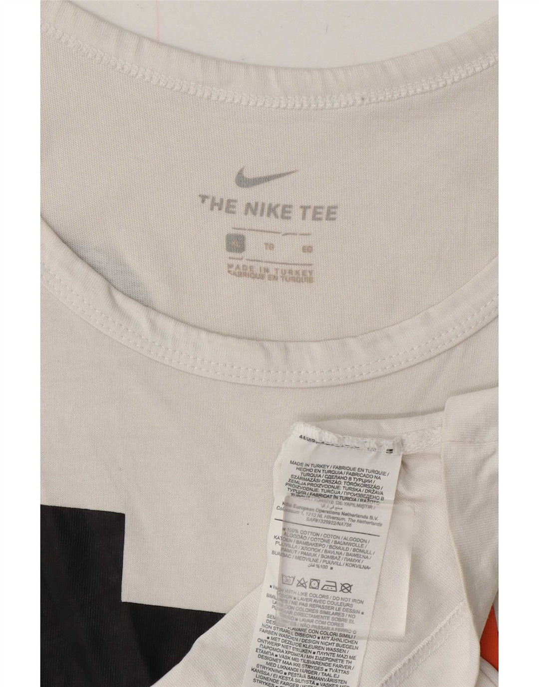 Męska koszulka z kamizelką z grafiką Nike XL, biała, bawełniana