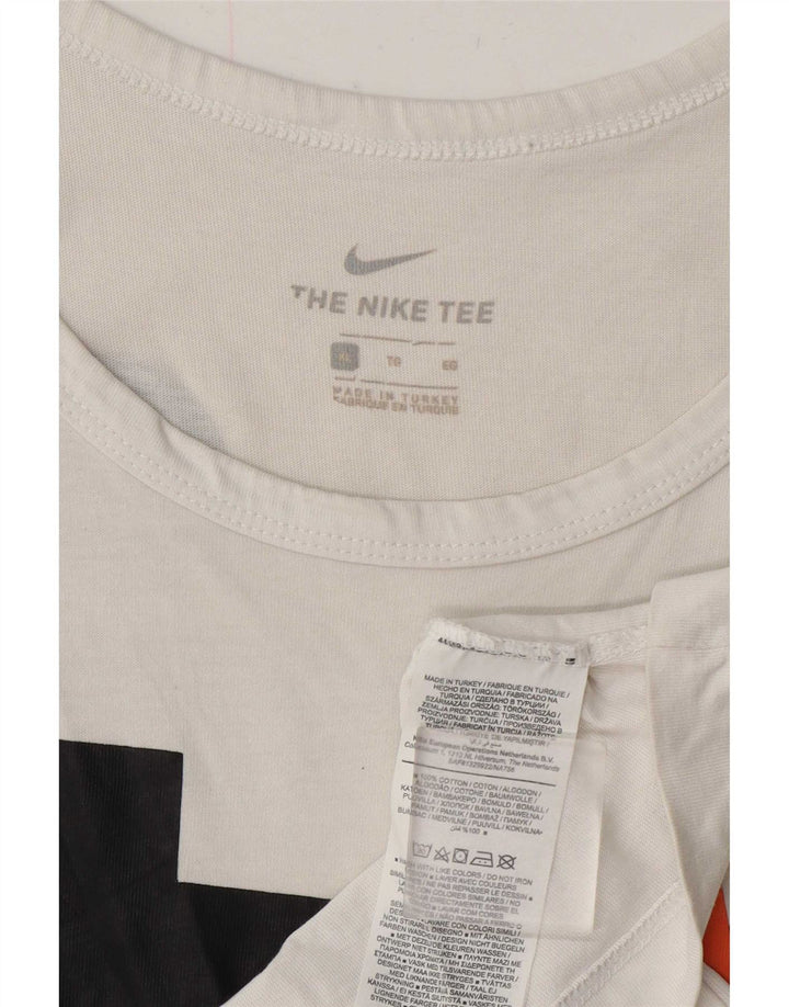 Męska koszulka z kamizelką z grafiką Nike XL, biała, bawełniana