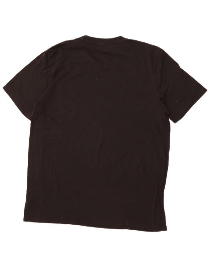 T-shirt męski ADIDAS, duży, czarny, bawełniany