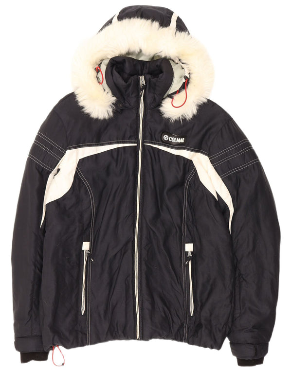 Męska kurtka narciarska z kapturem Colmar IT 46 Small Black Colorblock