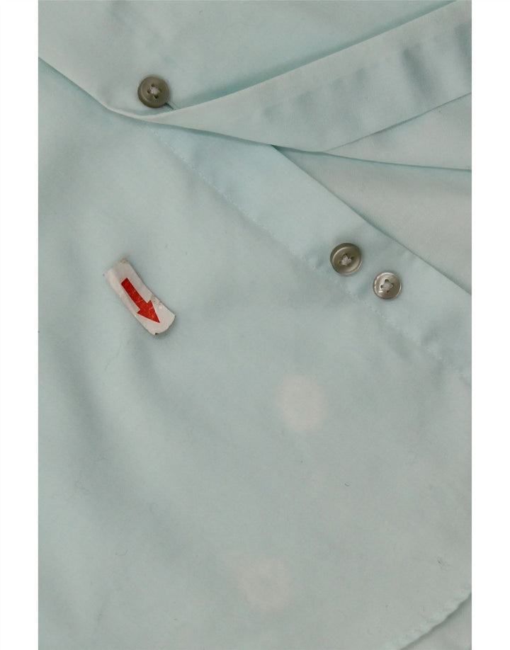 Koszula męska Calvin Klein Slim Fit, rozmiar 16, duża, niebieska, bawełniana