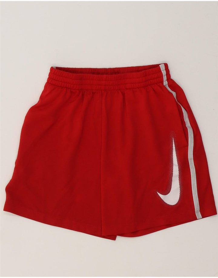 Chłopięce spodenki sportowe Nike Dri Fit Graphic 10-11 lat, średni czerwony poliester