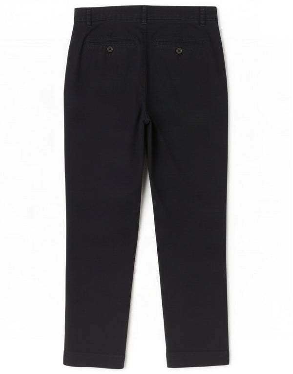 Damskie spodnie typu chino Regular UK 8 małe W27 L26 granatowe bawełniane