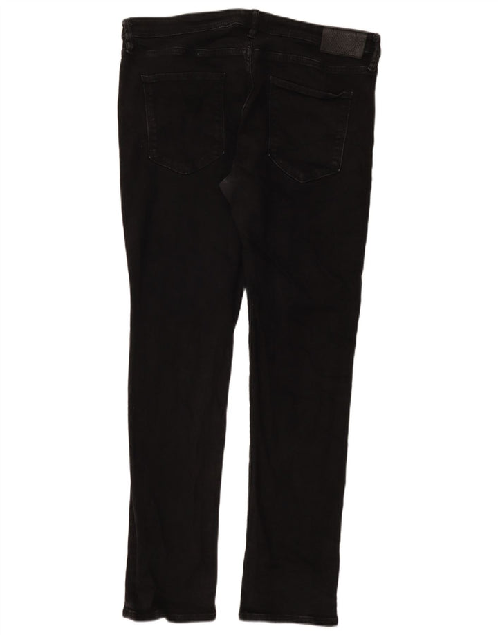 Męskie jeansy typu slim Jack & Jones W36 L32, czarne, bawełniane