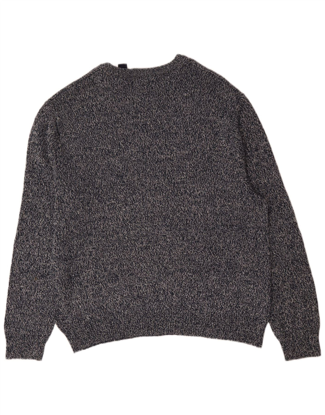 Męski sweter z wycięciem pod szyją Chaps 2XL, granatowy, bawełniany w cętki