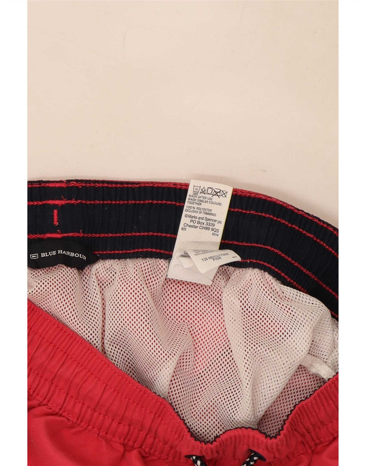 Męskie spodenki kąpielowe Marks & Spencer Blue Harbor, średni różowy poliester