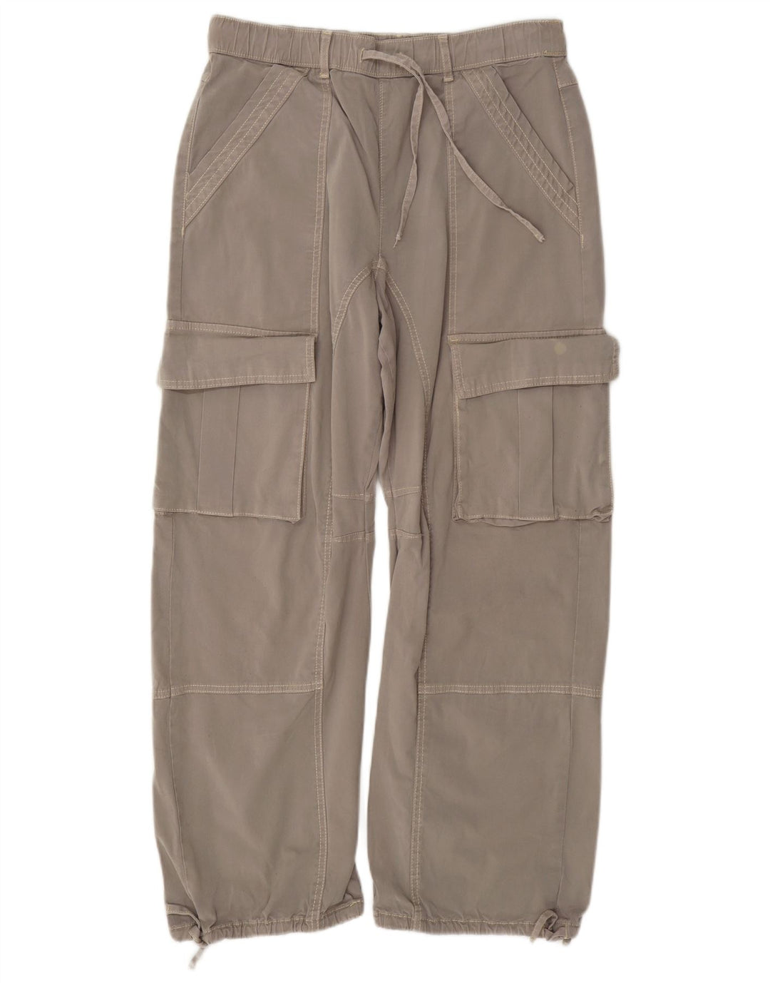 Spodnie damskie Zara Straight Cargo EU 38 Small W28 L28 Szare