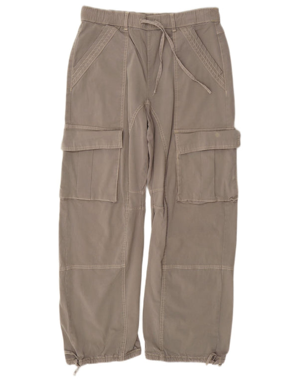 Spodnie damskie Zara Straight Cargo EU 38 Small W28 L28 Szare