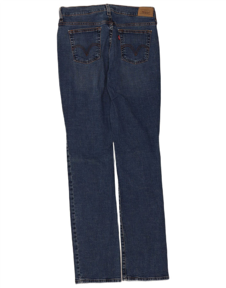 Damskie dżinsy Levi's 505 Straight US 6 Medium W30 L34 Granatowa bawełna