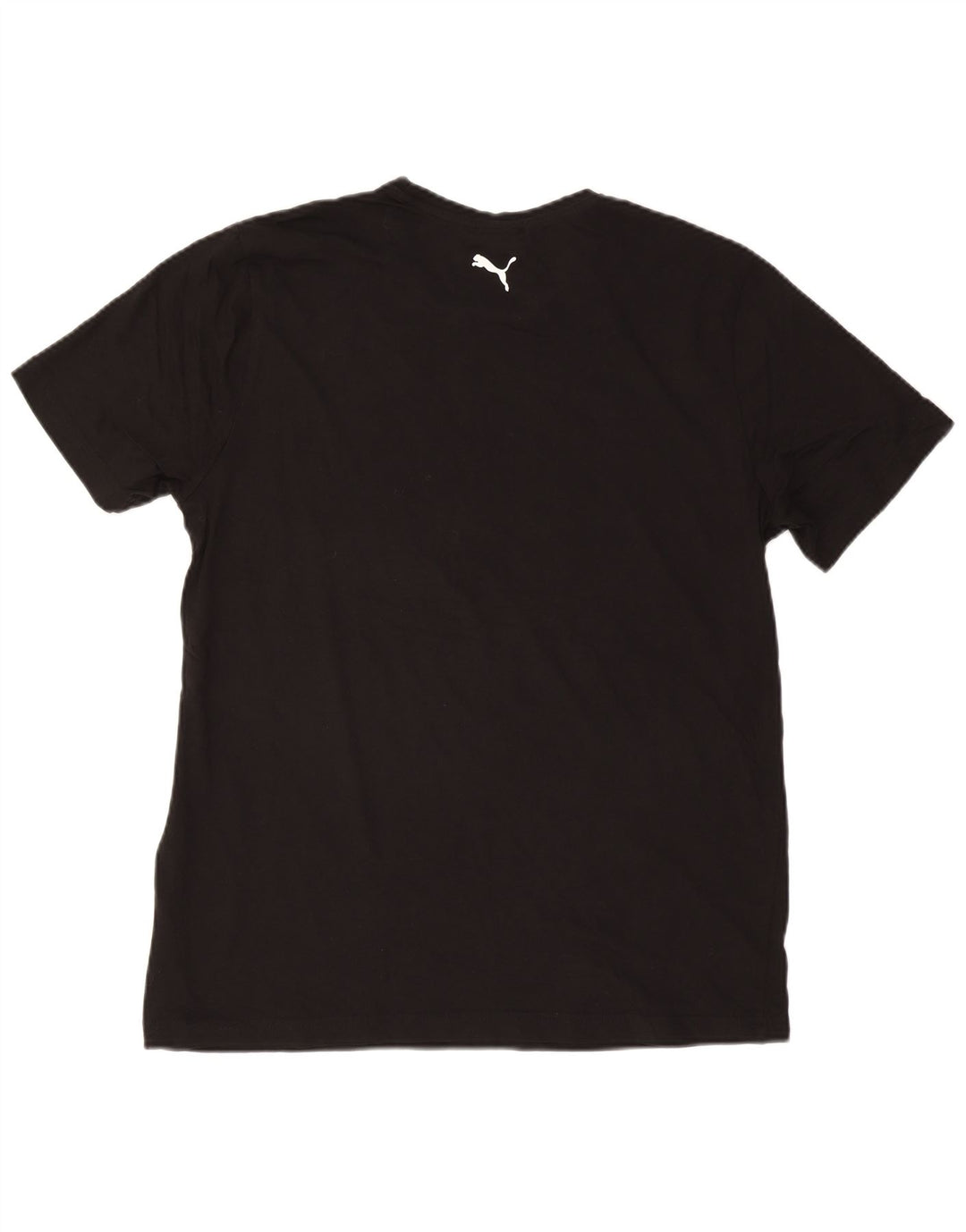 Męski T-shirt z grafiką Puma, duży, czarny, bawełniany
