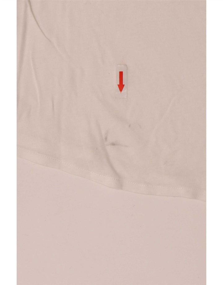Damski top Massimo Dutti z długim rękawem i długim rękawem, średni biały Lyocell