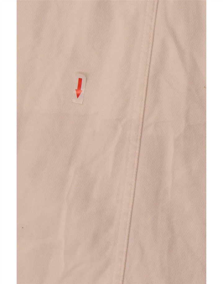 Damska spódnica midi jeansowa Zara, średnia W28, biała bawełna
