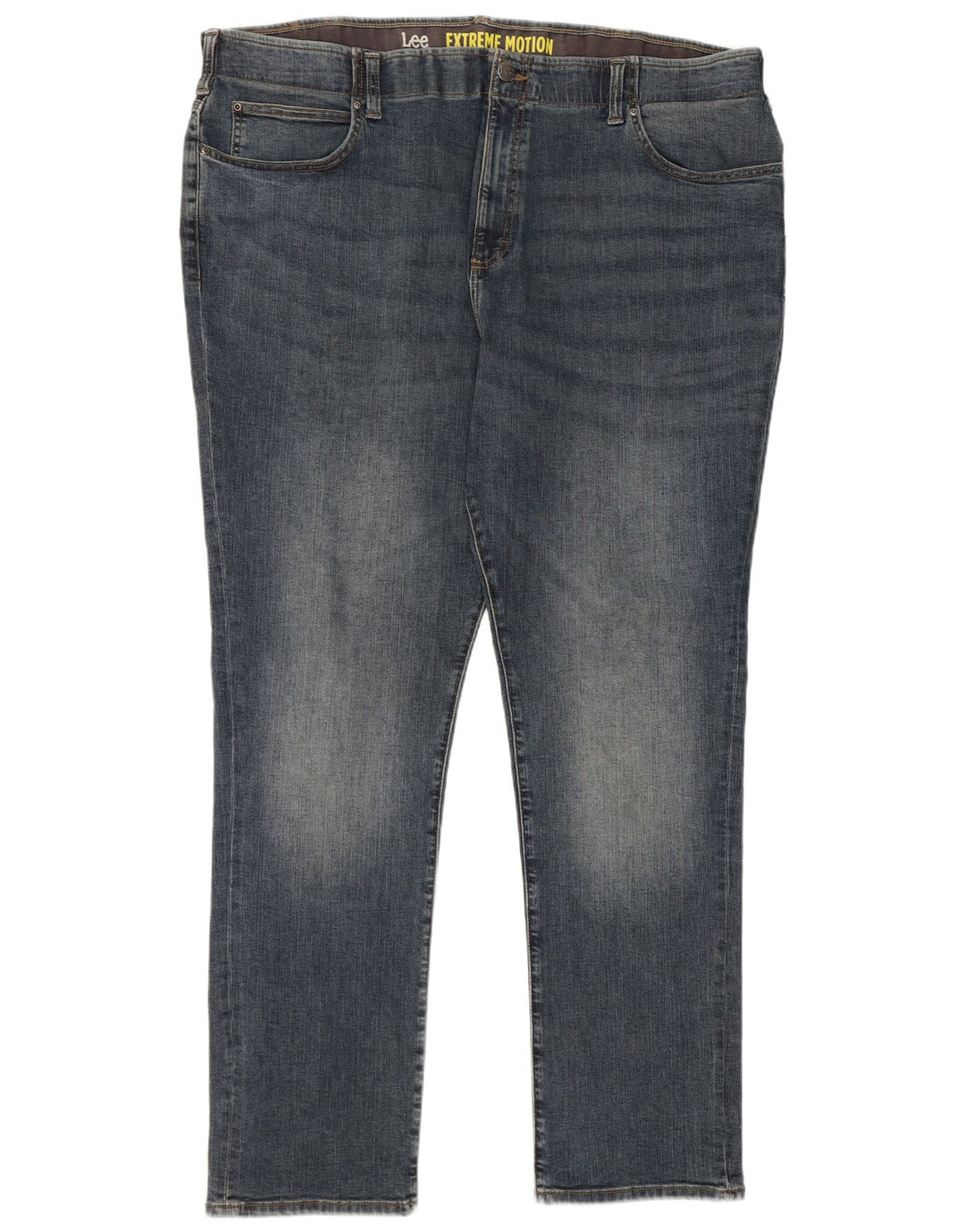 Męskie jeansy Lee Extreme Motion Straight W46 L34 Niebieskie bawełniane