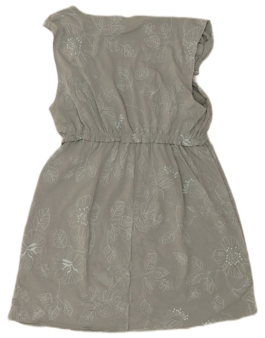 Damski top tunikowy BCBGMAXAZRIA UK 14, duży, zielony, w kwiaty, poliester
