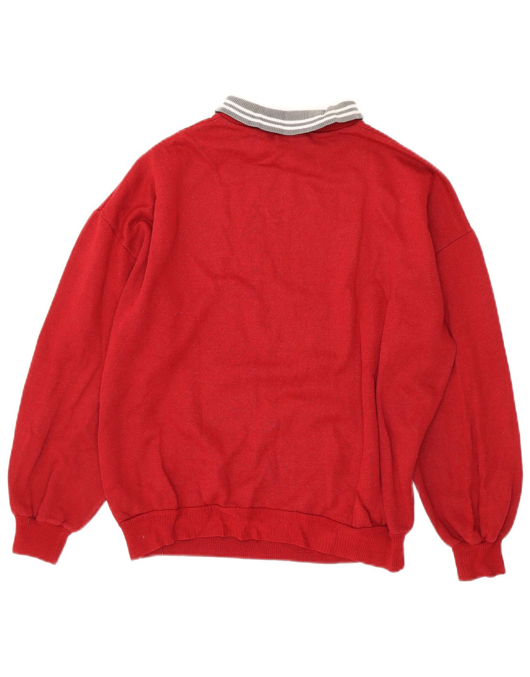 Damska bluza oversize EXPRESS z grafiką UK 14, średnia czerwień