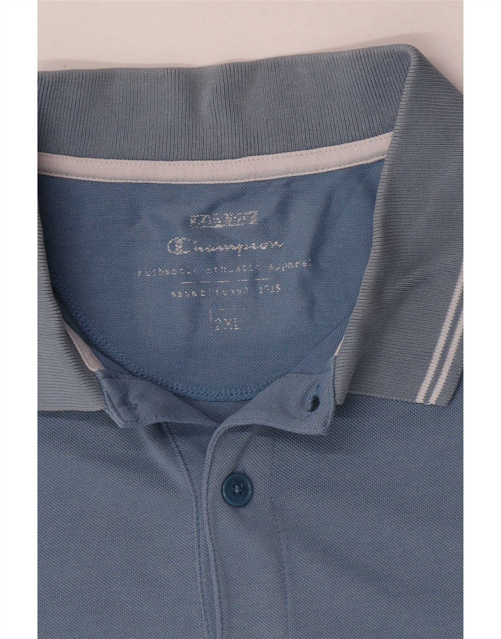 Męska koszulka polo Champion 2XL niebieska