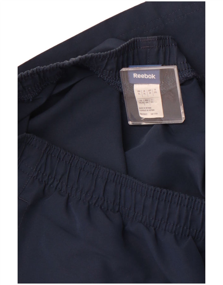 Męskie spodenki sportowe REEBOK Bermudy XL granatowe