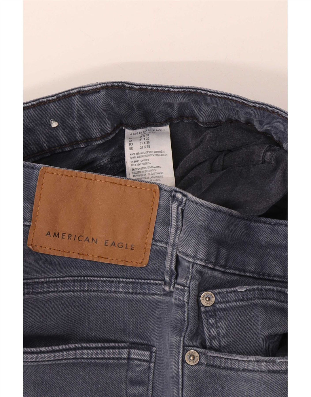 Męskie jeansy American Eagle W31 L30 Niebieskie bawełniane