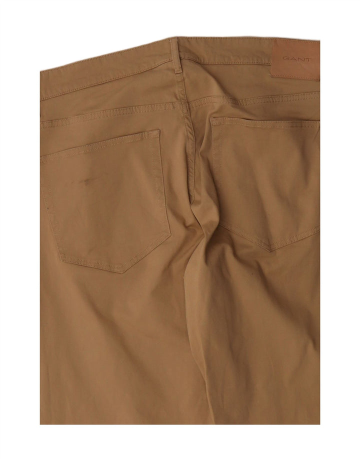 Spodnie męskie Gant Slim Casual W38 L31 Brązowa bawełna