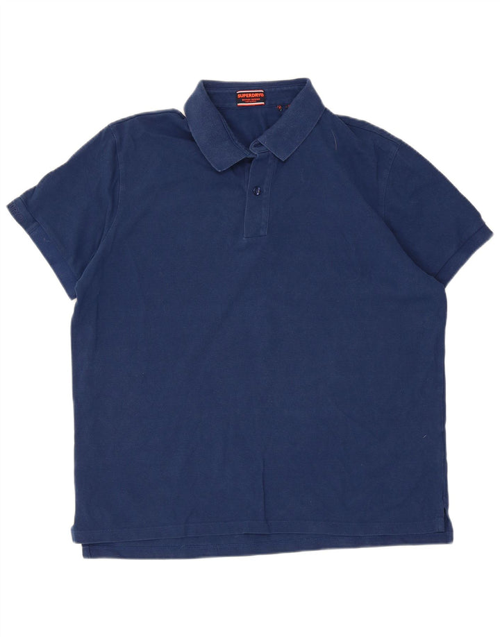 Męska koszulka polo Superdry XL, granatowa
