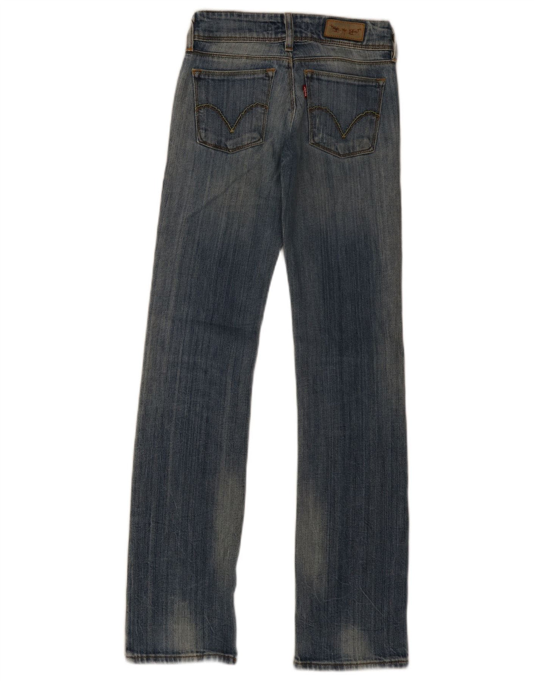 Damskie jeansy Levi's 570 Straight W26 L33 Niebieskie bawełniane
