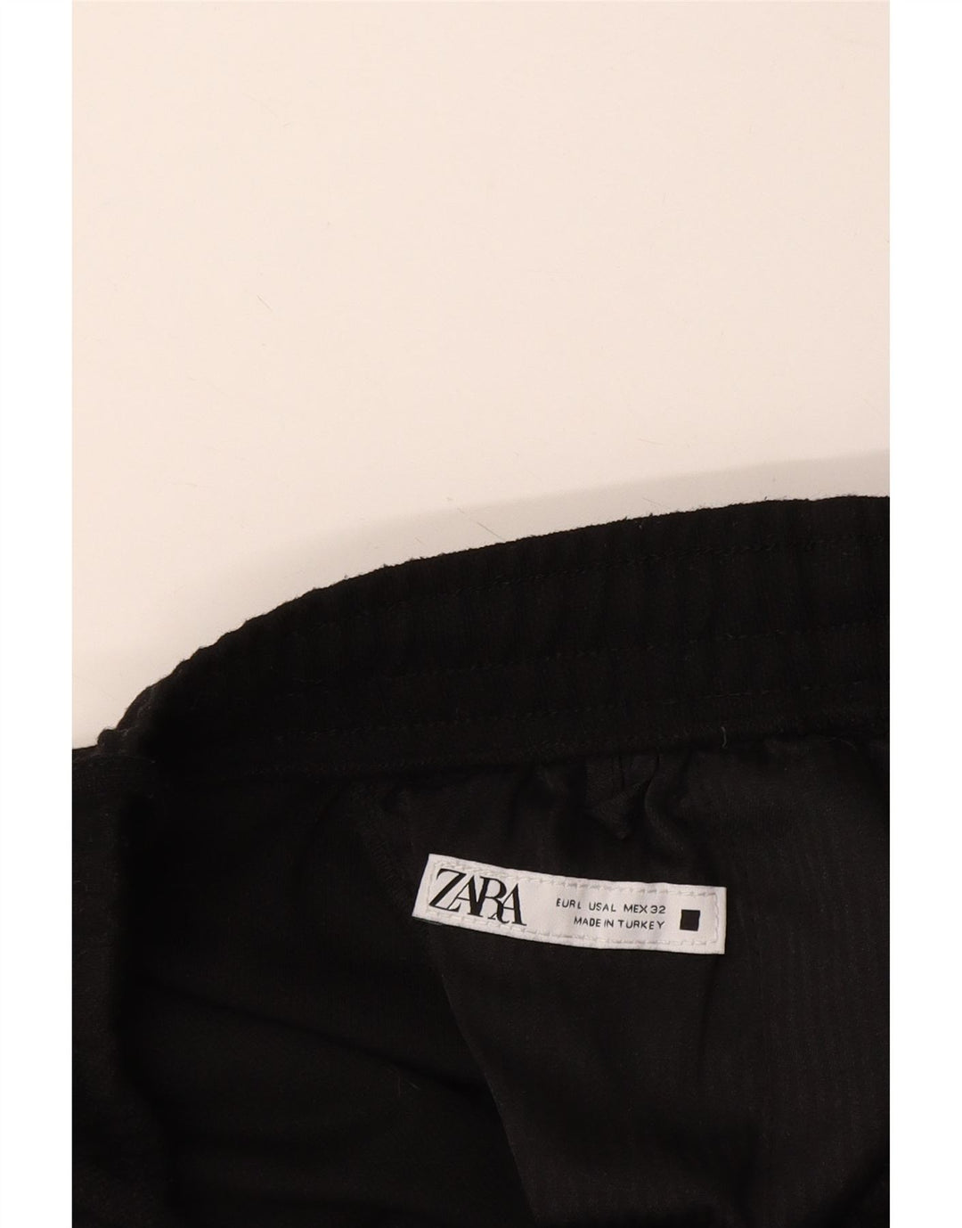 Damskie zwężane spodnie Chino Zara UK 16 Large W32 L27 Czarne