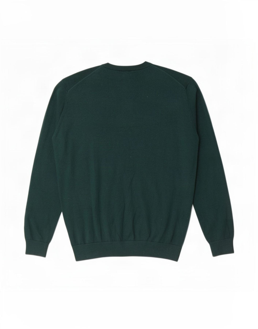 Męski sweter Lacoste z dekoltem w kształcie litery V, rozmiar 6 XL, zielony