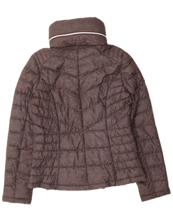 Damska wyściełana kurtka Michael Kors UK 10 Small, szary nylon