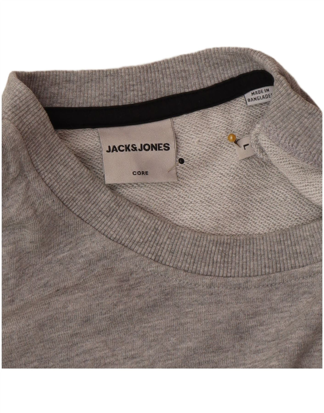 Męska bluza dresowa Jack & Jones, duża, szara, nakrapiana bawełna