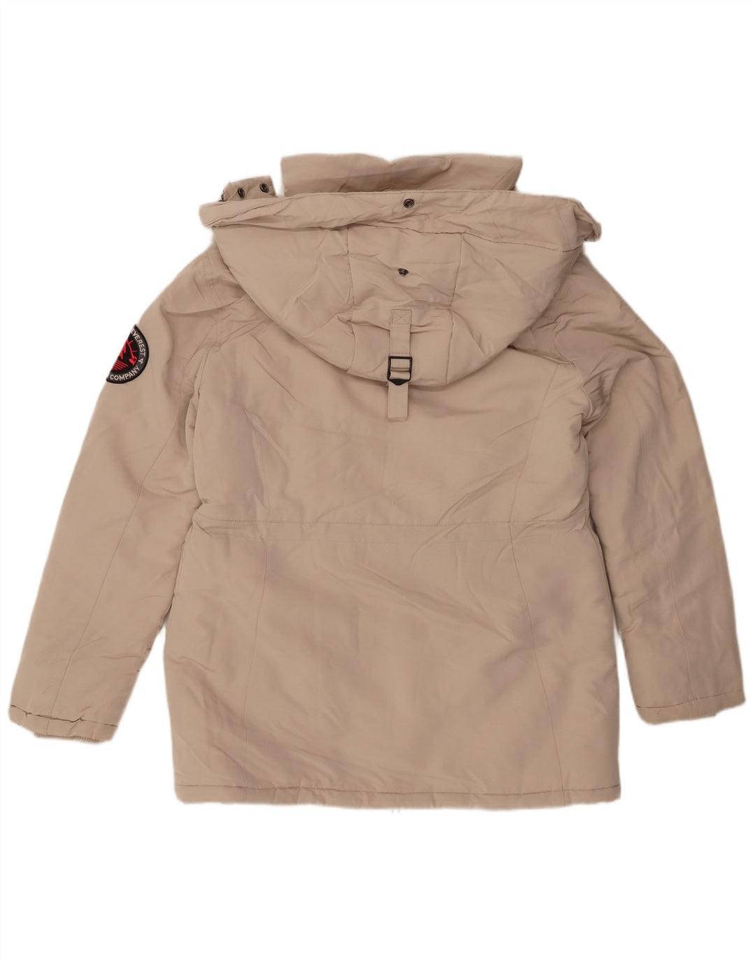 Damska kurtka parka z kapturem Superdry UK 12, średni beż