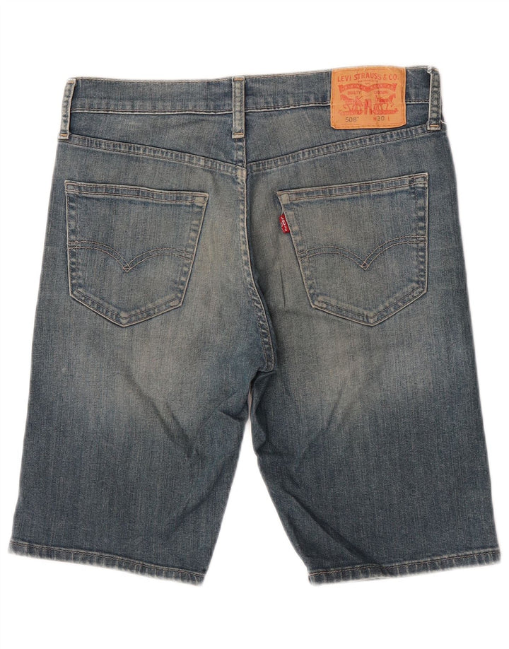 Męskie spodenki jeansowe Levi's 508 W30 Średnioniebieskie, bawełniane
