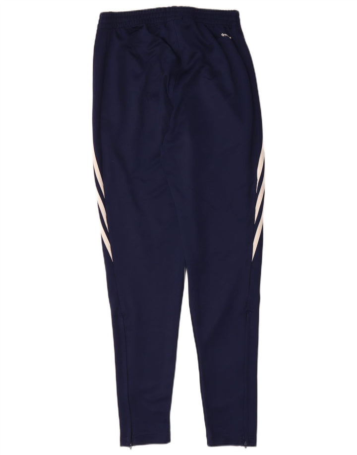 Męskie spodnie dresowe Adidas Climalite XS, granatowe, poliestrowe