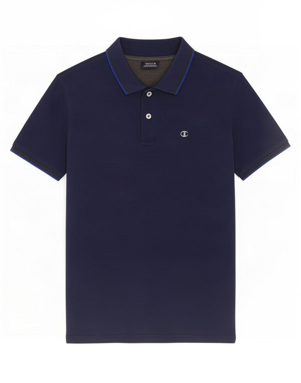 Champion Mens Polo Shirt Medium Navy Blue