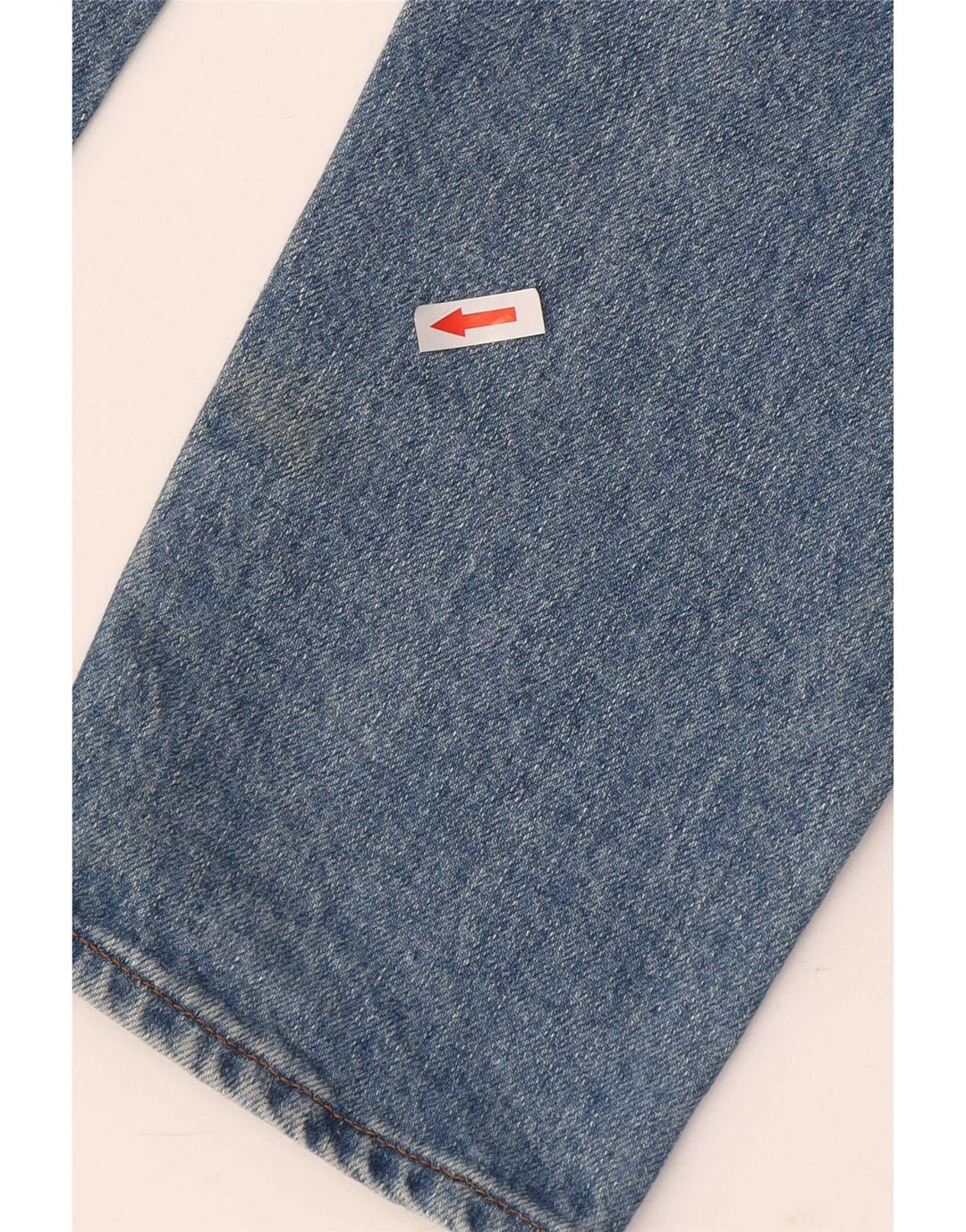 Damskie jeansy Armani Crop Straight W28 L26 Niebieskie bawełniane