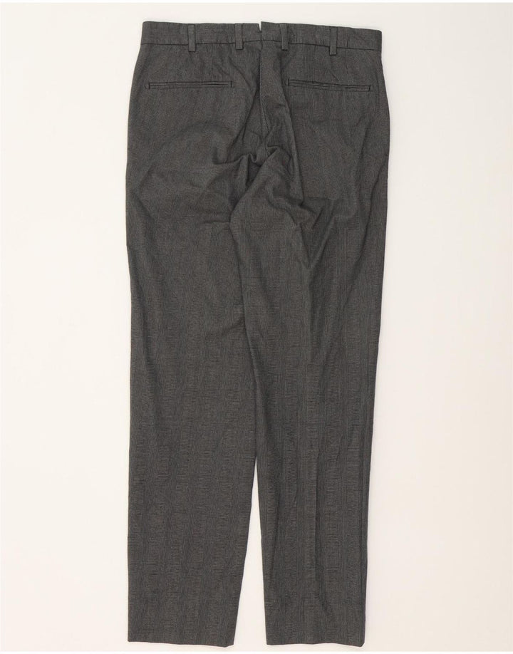Spodnie garniturowe męskie MASSIMO DUTTI EU 40 Medium W31 L31 Szare pepitkę