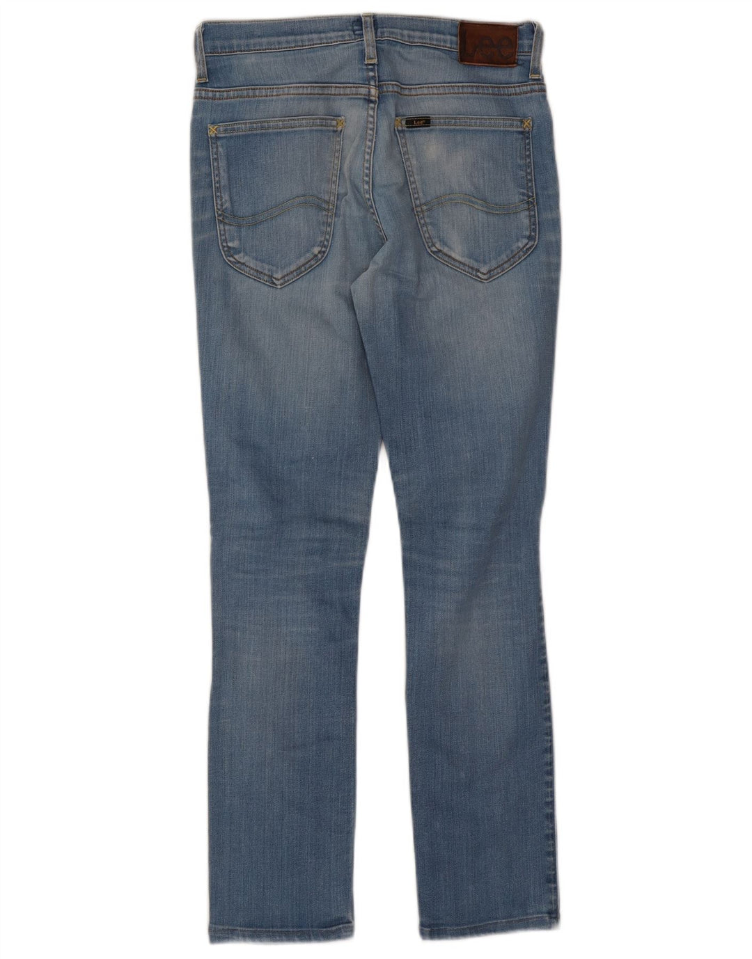Damskie jeansy LEE Cain Slim W30 L27 Niebieskie bawełniane