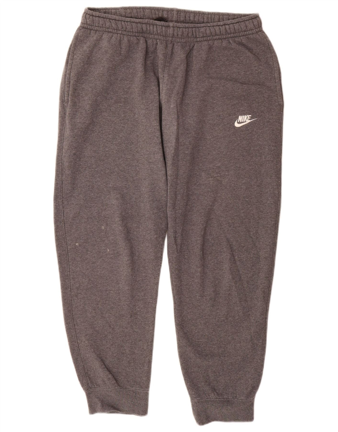 Męskie spodnie dresowe Nike, duże, szare, bawełniane