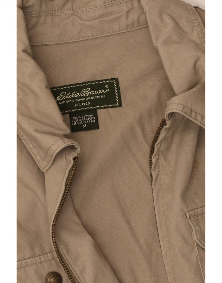 Kurtka damska Eddie Bauer UK 12, średnia, beżowa, bawełniana