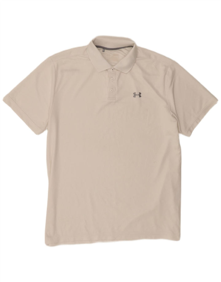 Męska koszulka polo Under Armour, duża, biała