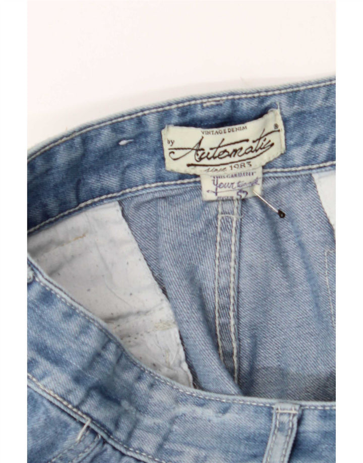 Automatyczne męskie spodenki jeansowe cargo IT 52 XL W38 niebieska bawełniana