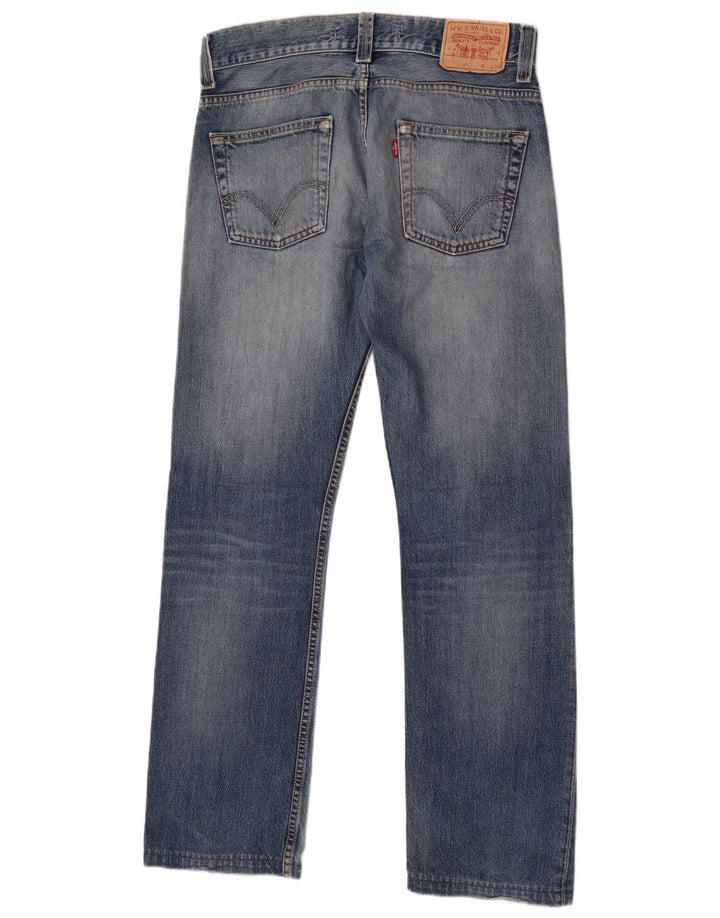 Męskie standardowe proste dżinsy Levi's W32 L34 Niebieskie