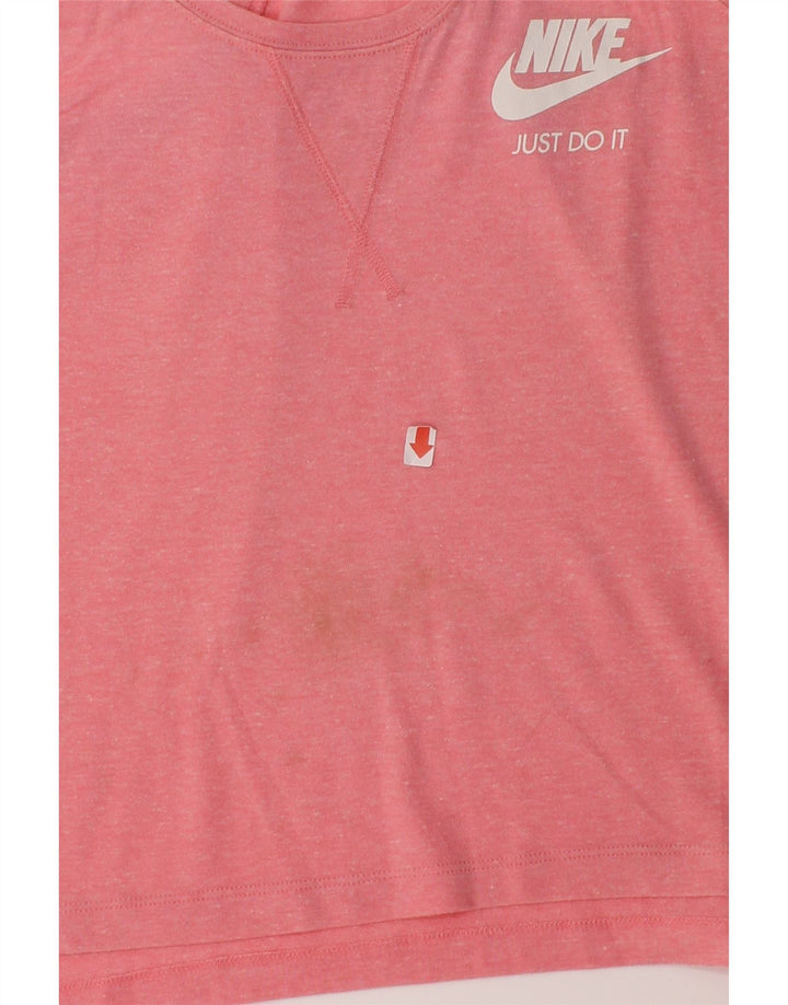 NIKE Womens Vest Top UK 10 Small Pink Vintage Nike and Second-Hand Nike from Messina Hembry 