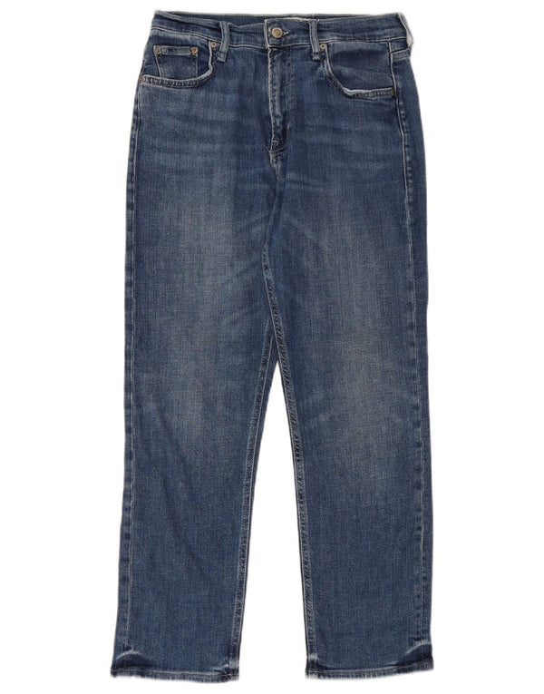 Damskie proste dżinsy Zara EU 40 Medium W30 L27 Niebieskie bawełniane