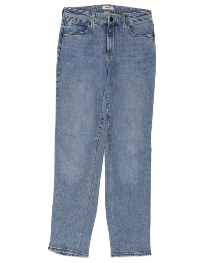 WRANGLER Womens Slim Jeans W28 L30 Blue Cotton