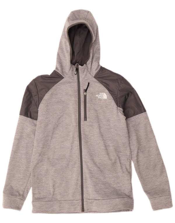Chłopięcy sweter The North Face z kapturem i zamkiem, 15-16 lat, 2XL, szary, blok kolorów