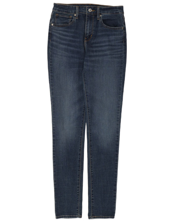 Damskie jeansy Levi's Skinny W28 L32 Niebieskie bawełniane