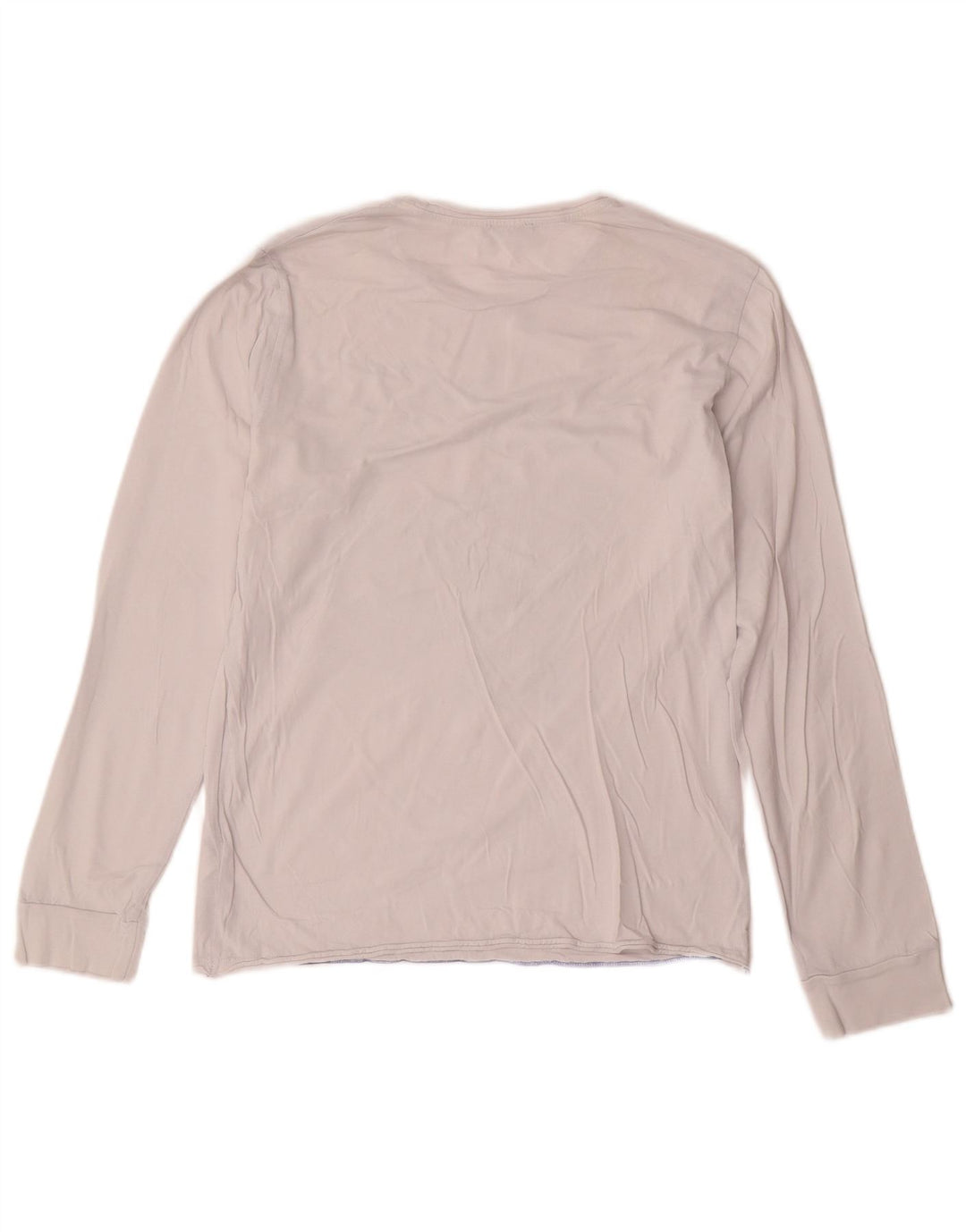 Dziewczęcy graficzny top Diesel z długim rękawem, 15-16 lat w kolorze złamanej bieli, bawełniany