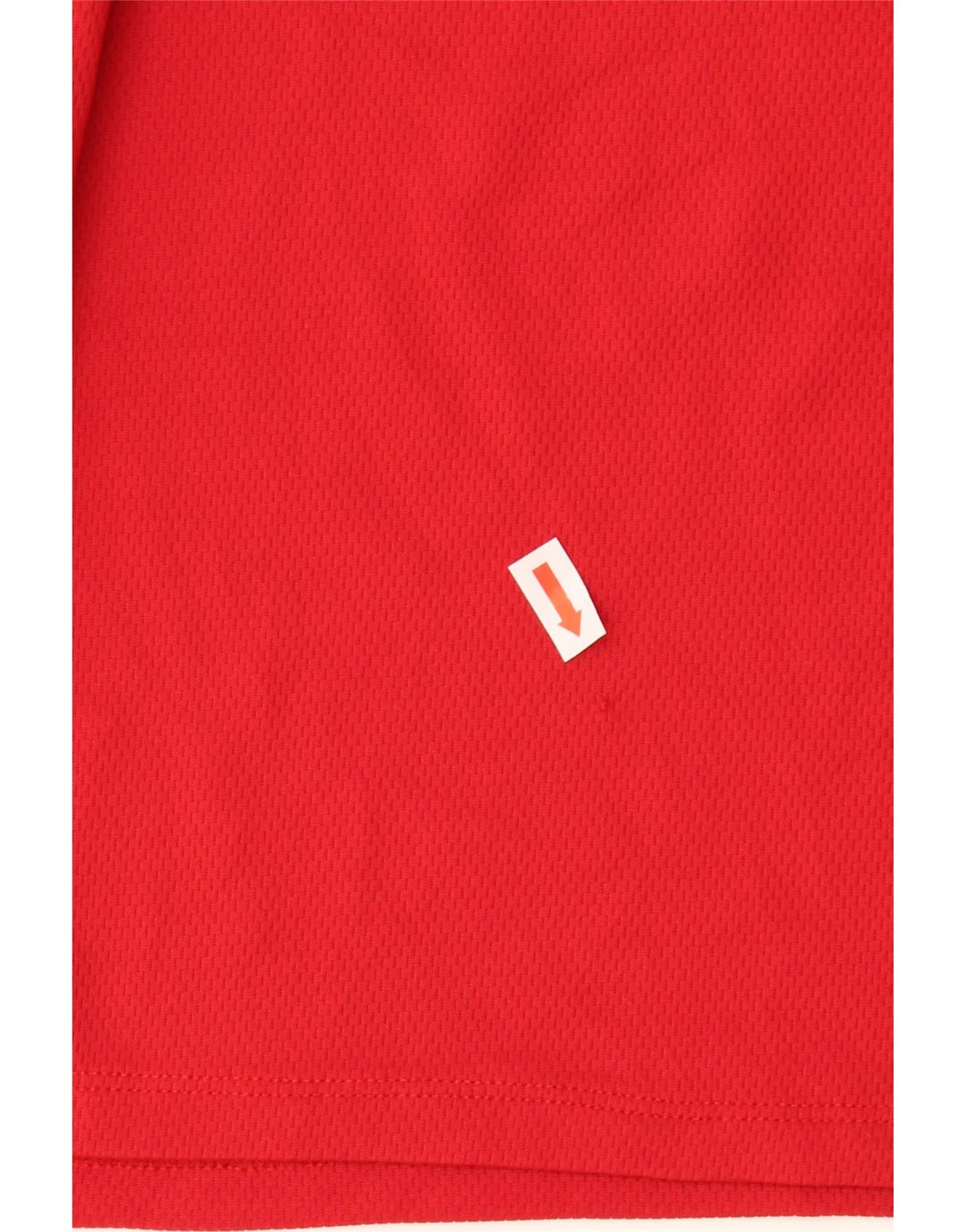 NEW BALANCE Womens Oversized Top Long Sleeve UK 10 Small Red Colourblock Vintage New Balance and Second-Hand New Balance from Messina Hembry 