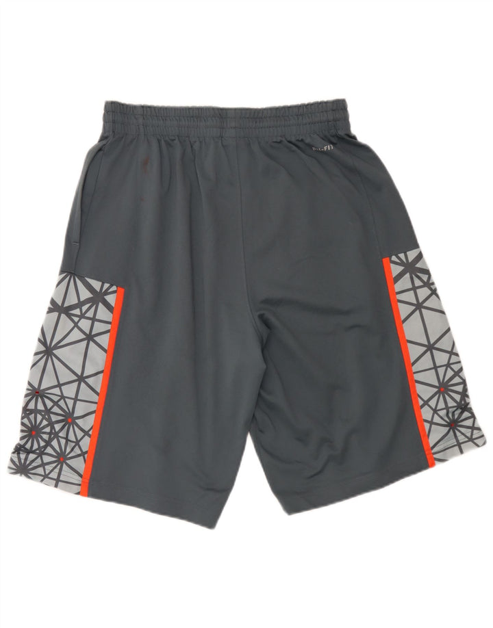 Męskie spodenki sportowe Nike Dri Fit Graphic Średni szary geometryczny poliester