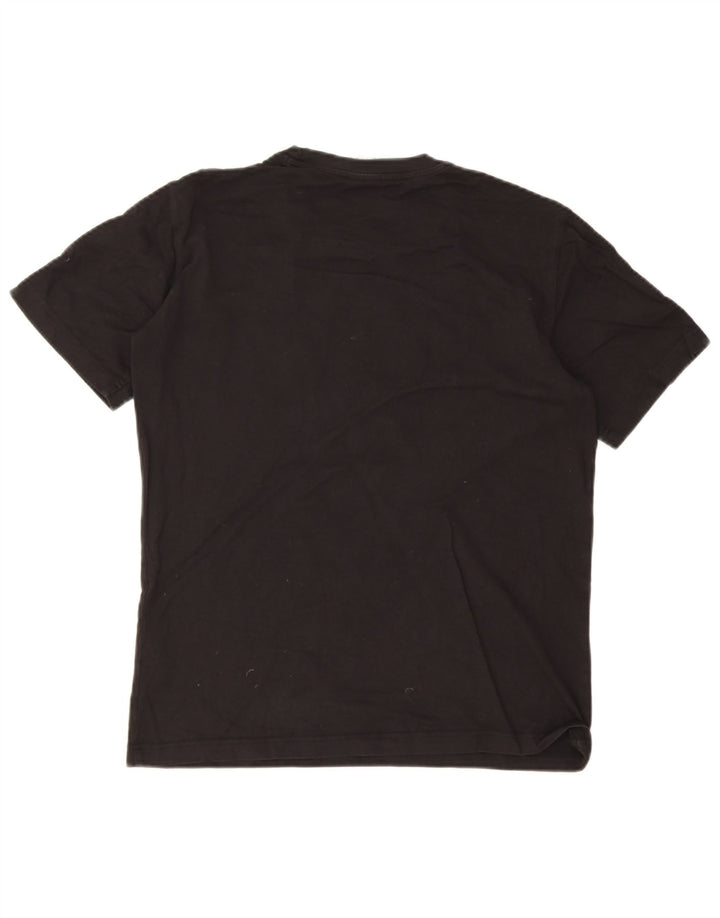 Męska koszulka Champion Harvard Graphic T-shirt Top, średnia, czarna bawełna